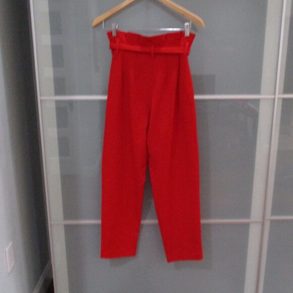 H&M Paperbag High Waist Tie Front Pants - Picture 3 of 4